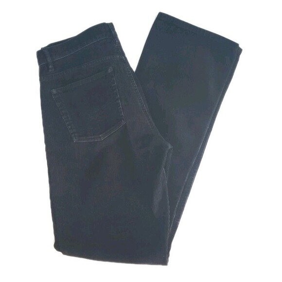 Guess Corduroy Pants Sz 29 Straight Leg Mid Rise Black Made In The USA Y2K - Picture 5 of 14